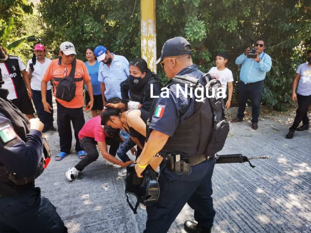 Una Menor de edad deambulaba con una herida en la cabeza en Papantla