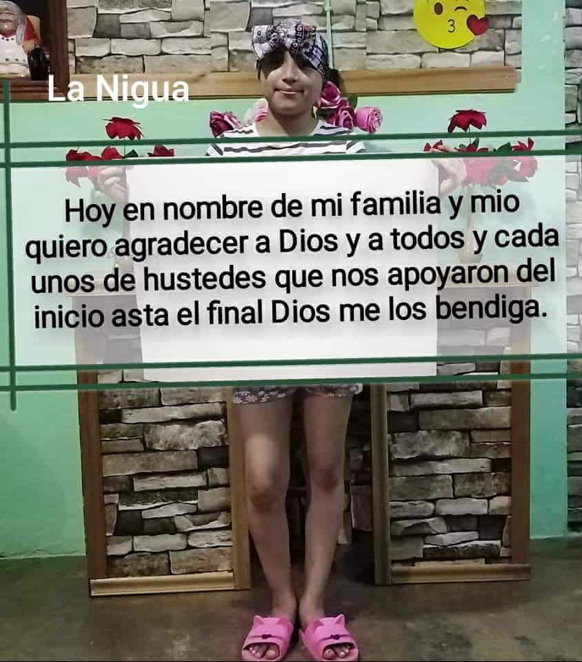 Niña de 12 años de Las Choapas, vence el cáncer. 2 20210330 2032546379324914259860669
