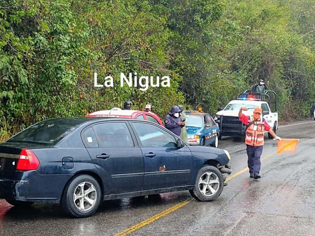 Encontronazo en Papantla, con daños por miles de pesos