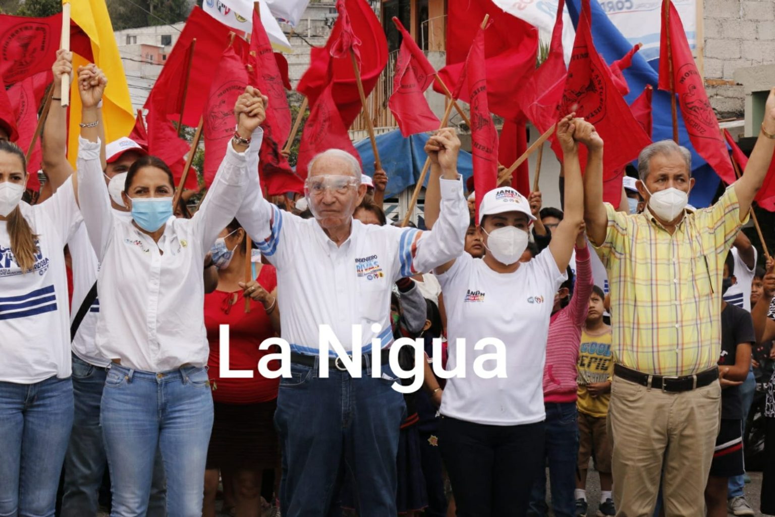 Cientos de Antorchistas reciben a Guillermo Rivas Díaz