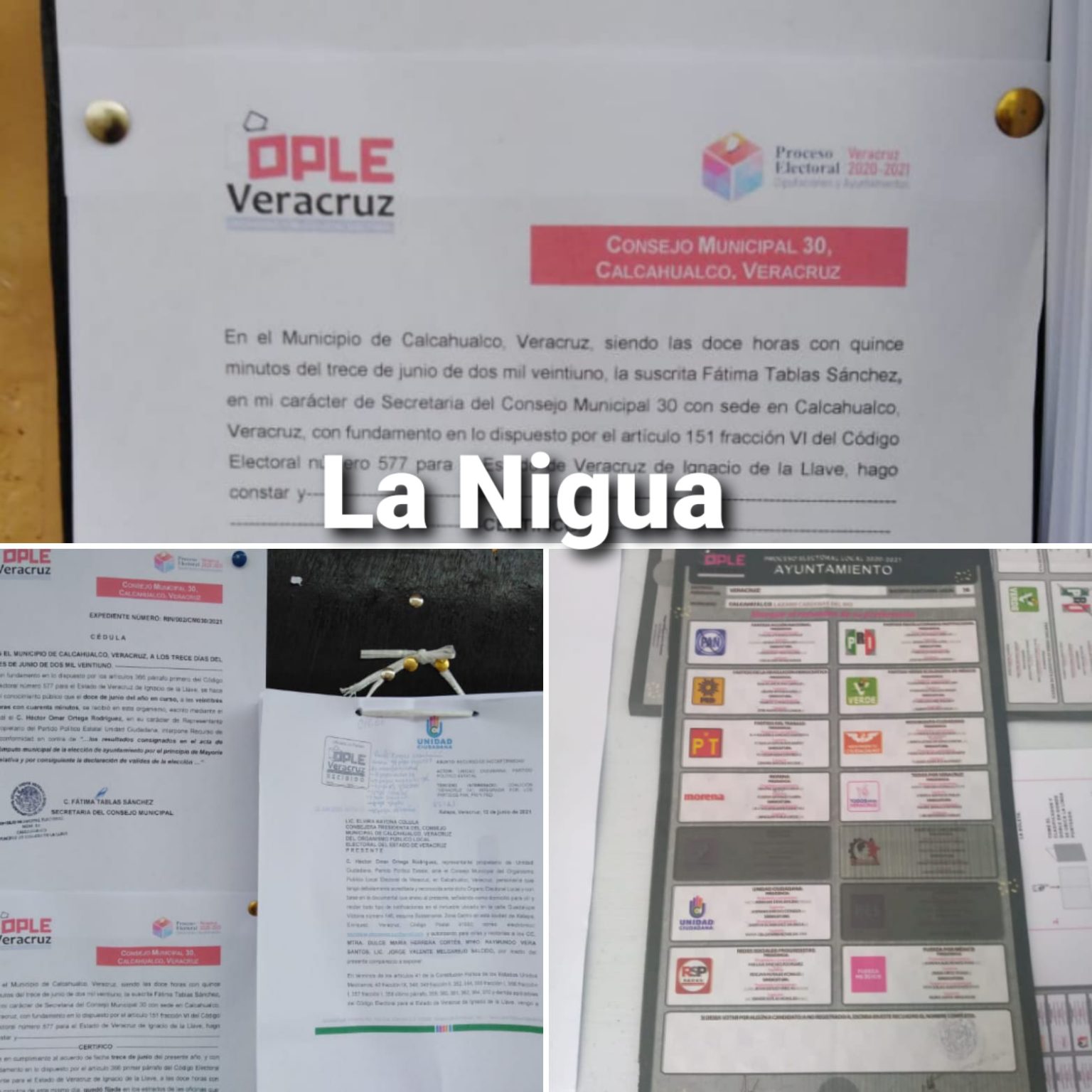 Encuentran boletas clonadas en Calcahualco.