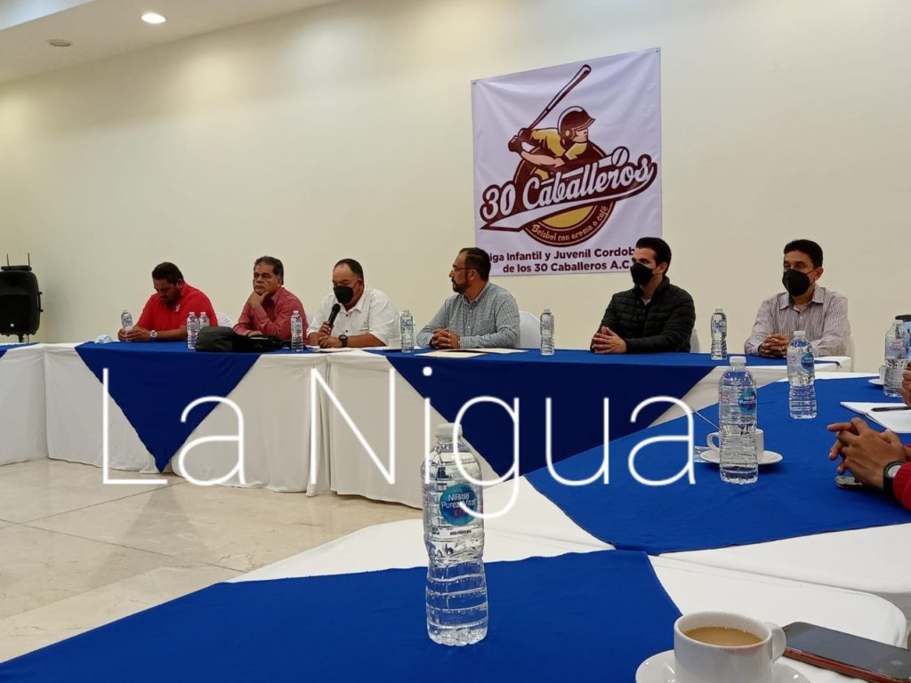 Miguel Guzmán de la Peza, presidentede la Liga de Beisbol 30 Caballeros