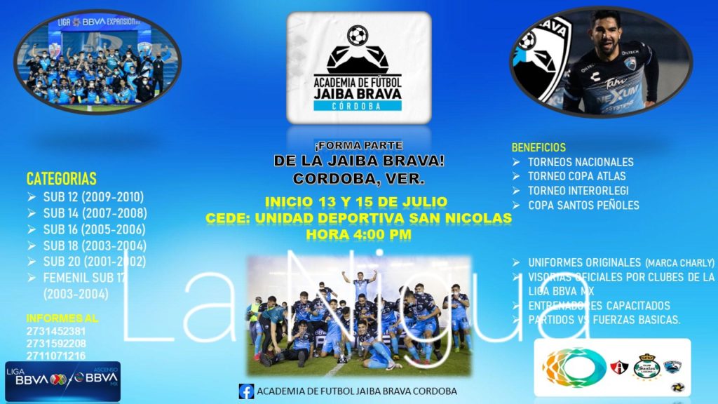Nace la escuela de futbolJaiba Brava Córdoba