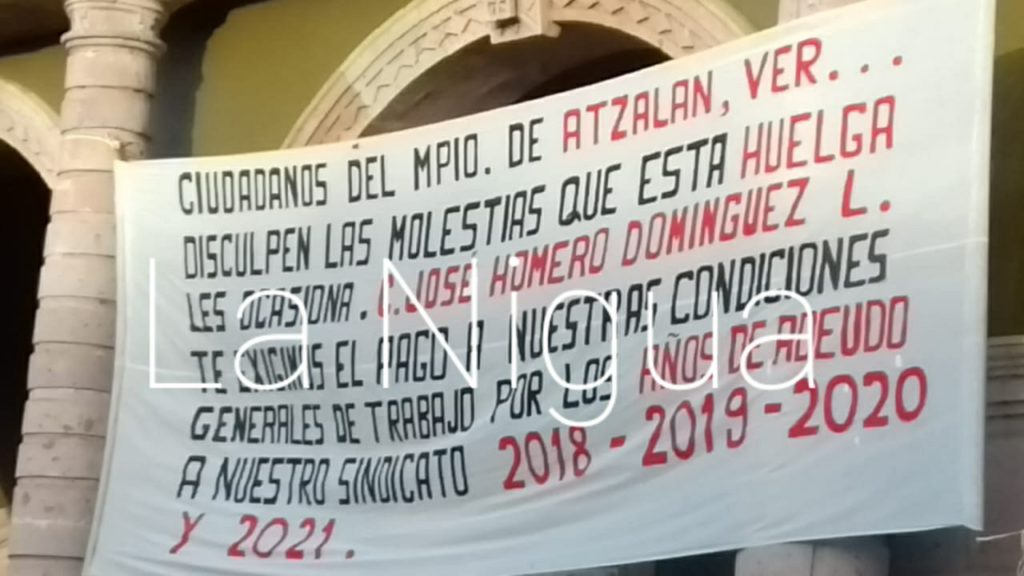 Se cumplen 2 meses de la toma de las instalaciones del Palacio Municipal de Atzala