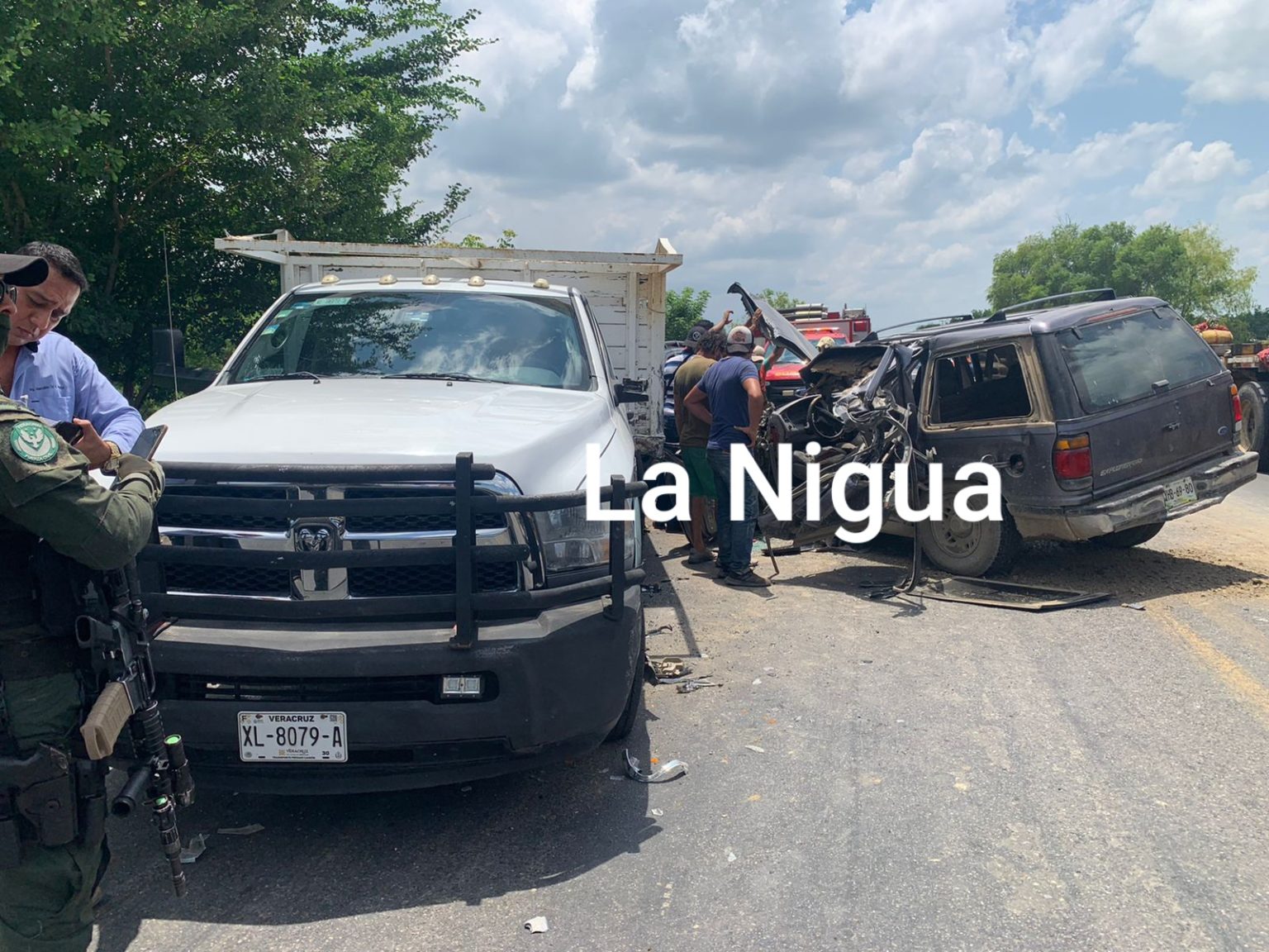 Fatídico accidente en Álamo