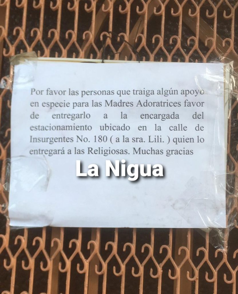 Adoratrices del Monasterio Corpus Christi enfrentan problemas económicos por pandemia
