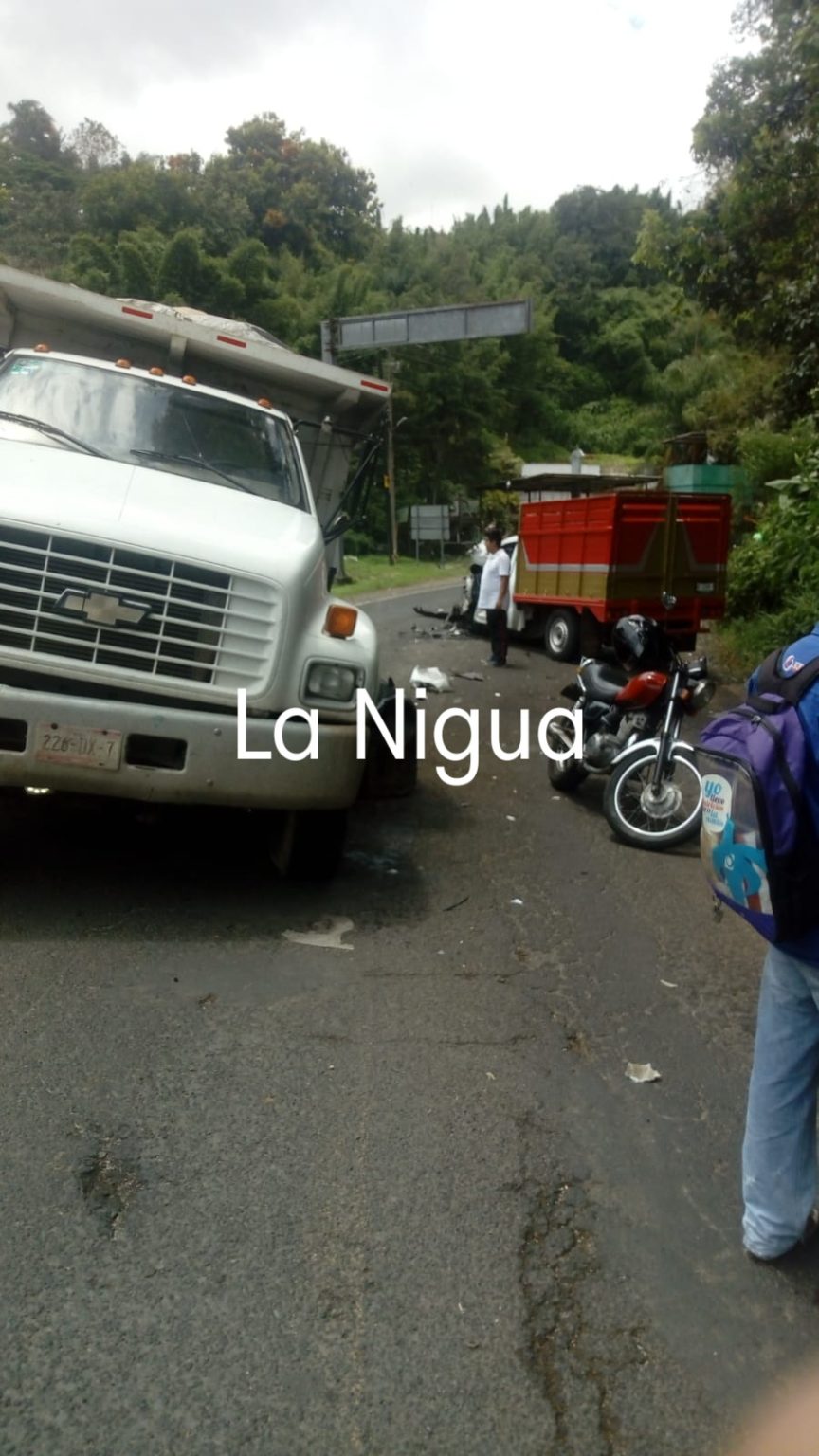 Otro accidente en la carretera federal Huatusco-Conejos.