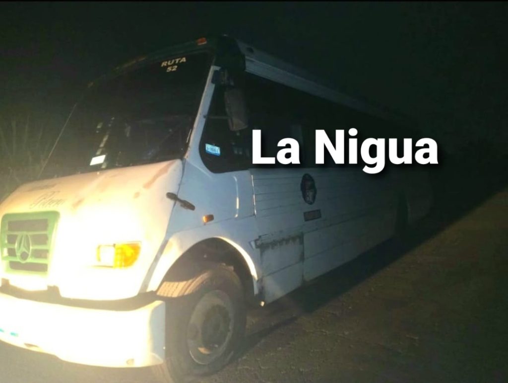 Recuperan autobús robado