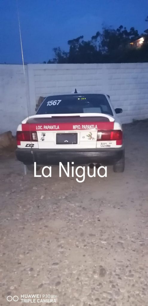 Detiene SSP a pareja en taxi con sustancias ilícitas en Papantla