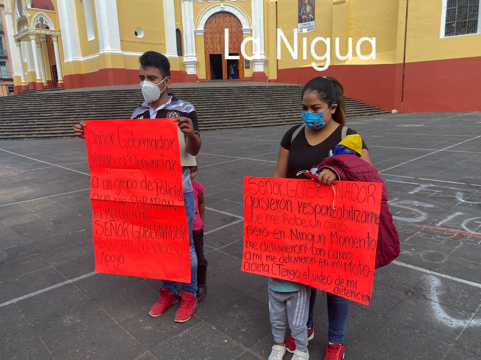 Familia denuncia detención arbitraria de uno de sus miembros y robo de motocicleta por parte de ma SSP