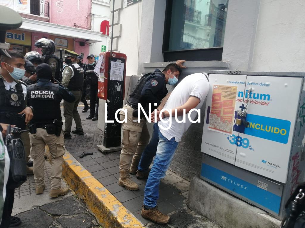 Detienen a sujeto que disparó contra un hombre en Xalapa