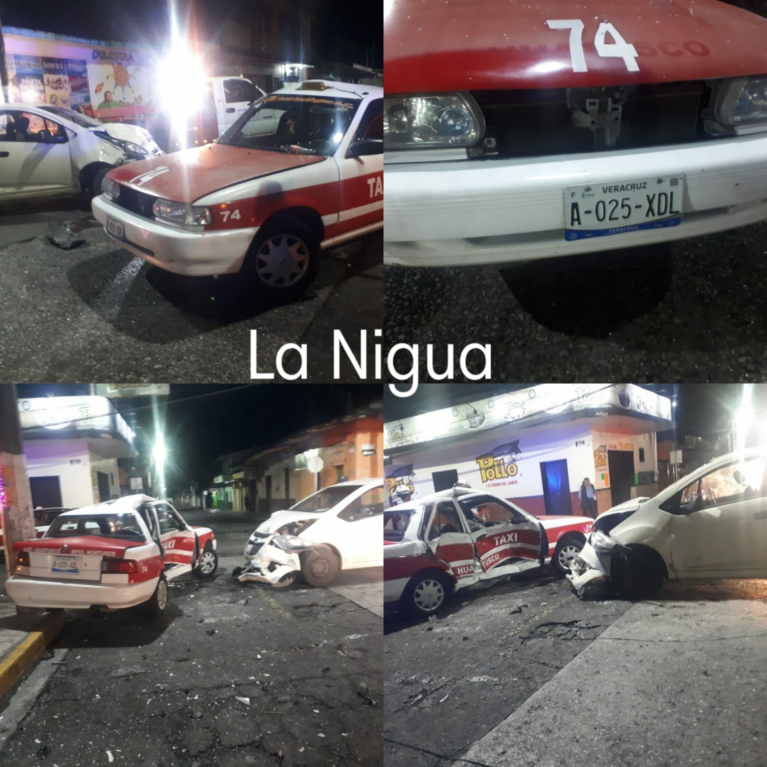 Choca a taxi de Huatusco y se da a la fuga.