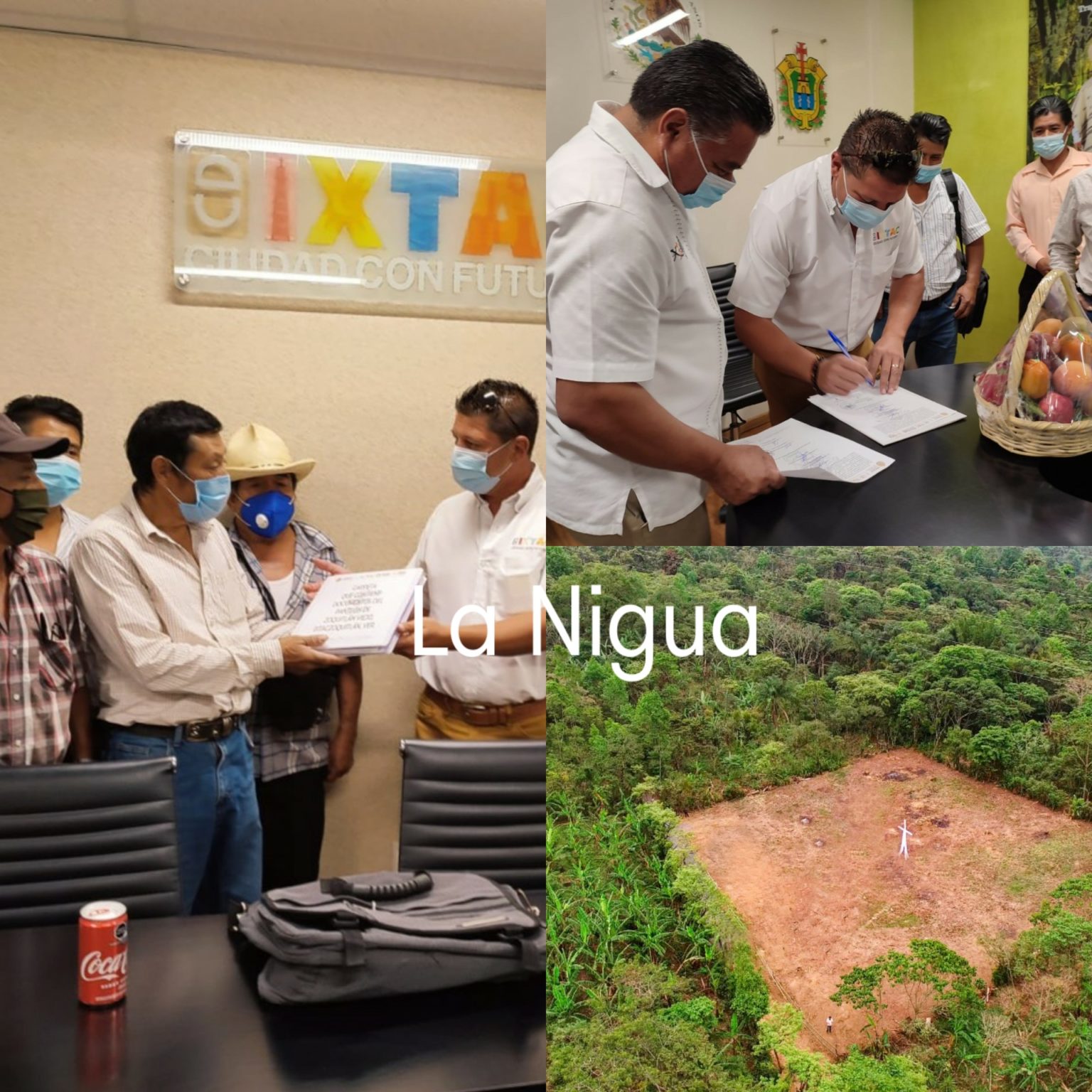 Entrega Alcalde Miguel Ángel Castelán Crivelli panteón a la comunidad de Zoquitlán Viejo