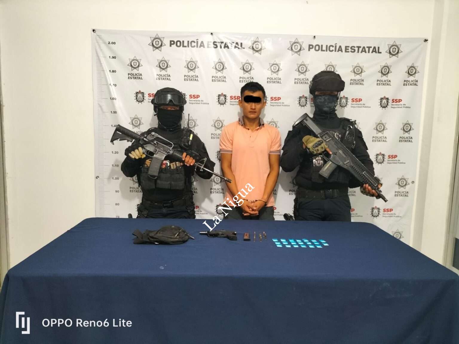 Asegura SSP tanto a narcomenudista cómo unidad en Martínez de la Torre