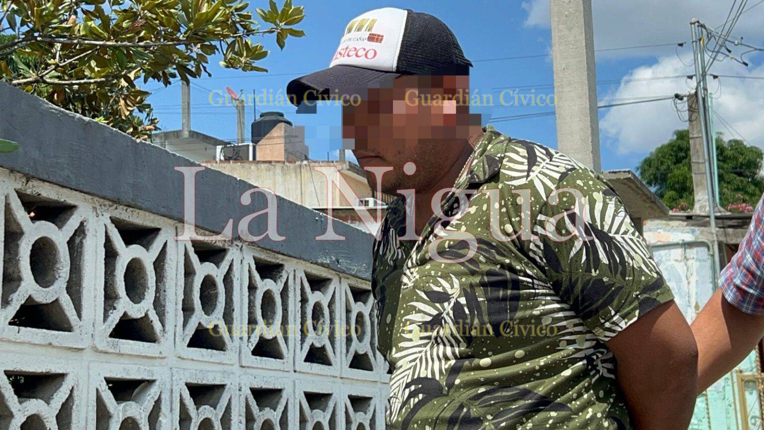 Detiene Policía Ministerial a violento sujeto en Tantoyuca