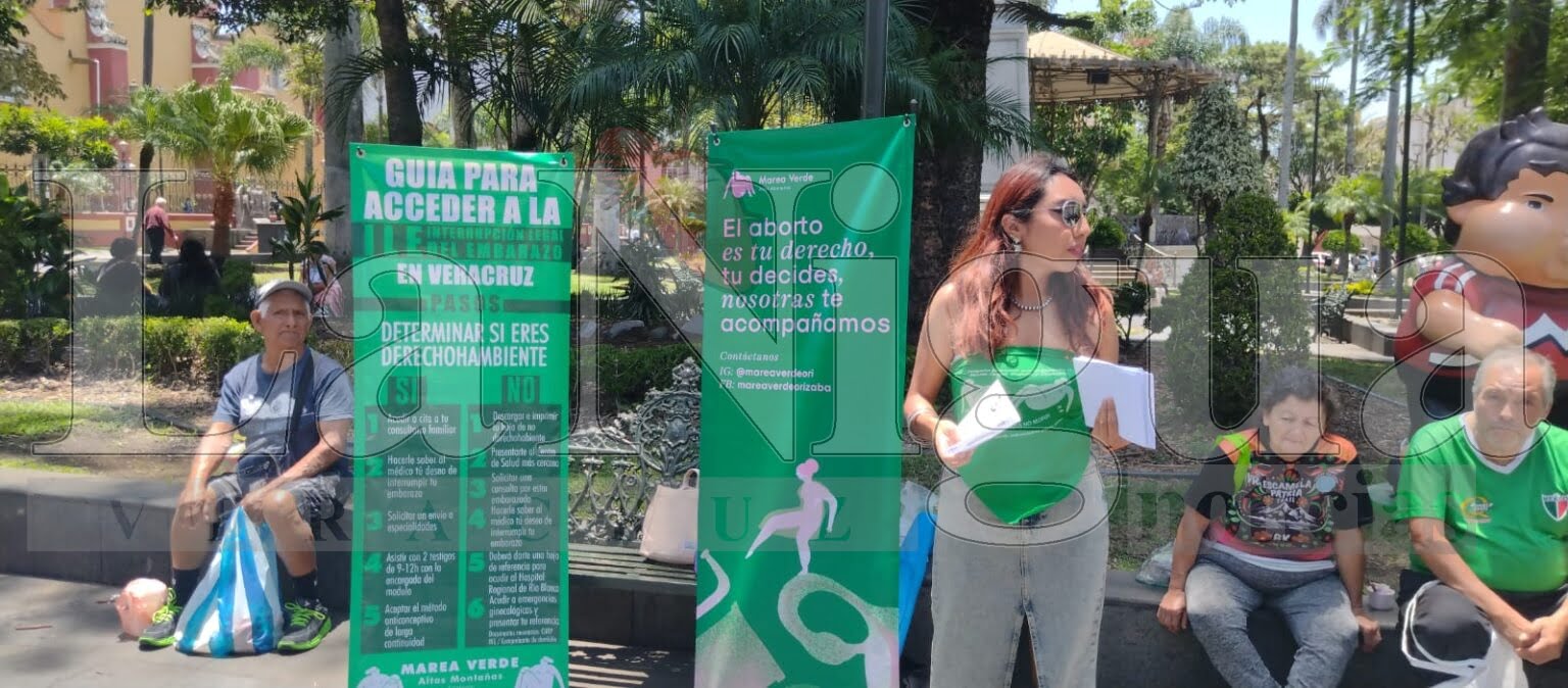 Marea Verde Informa sobre el derecho a la Interrupción Legal del Embarazo en Veracruz