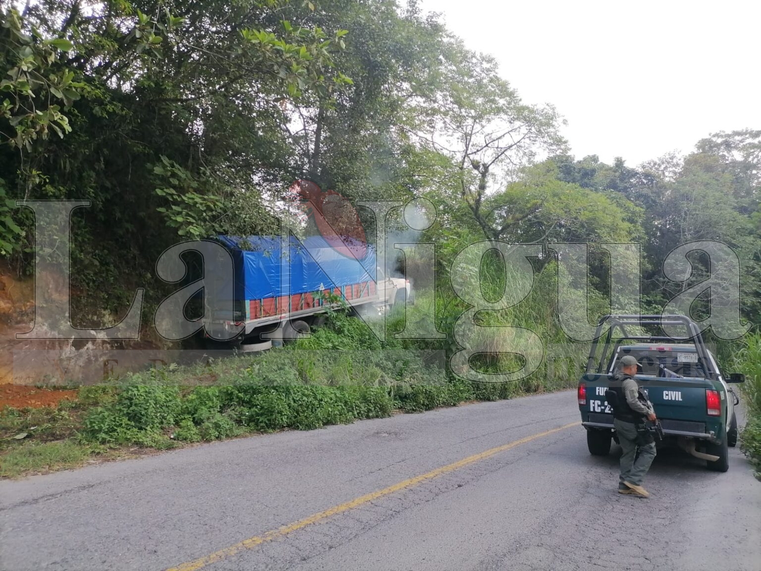 Fatídico Asalto en la Carretera Atzalan a Tlapacoyan: Pierde la Vida el Conductor de un Camión de Carga