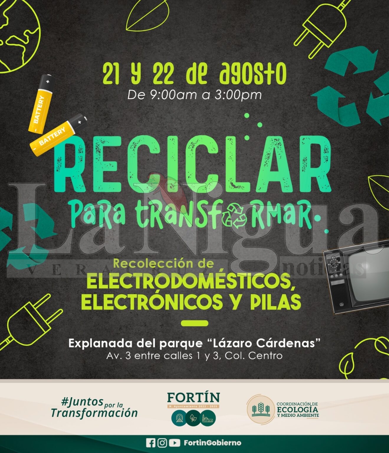 Lanza coordinación de Ecología y Medio Ambiente campaña “reciclar para transformar”