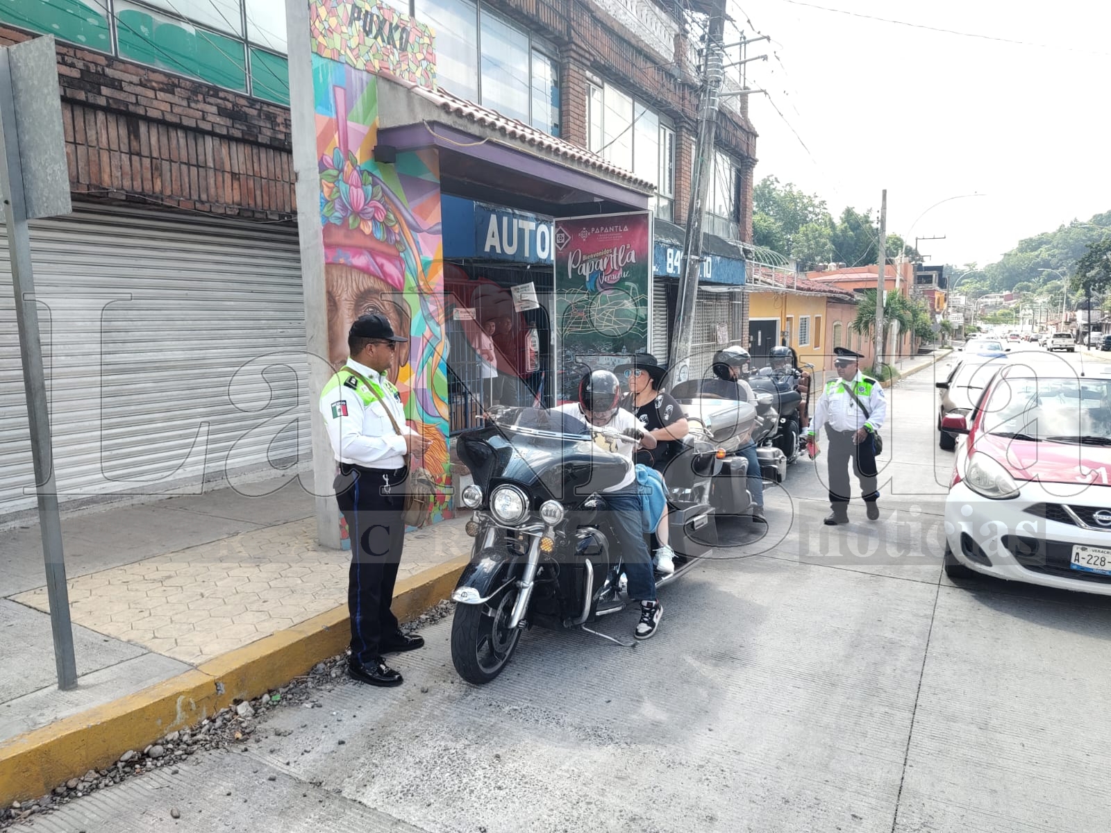 Meten autoridades preventivas a motociclistas en Papantla 2 IMG 20240831 WA0002