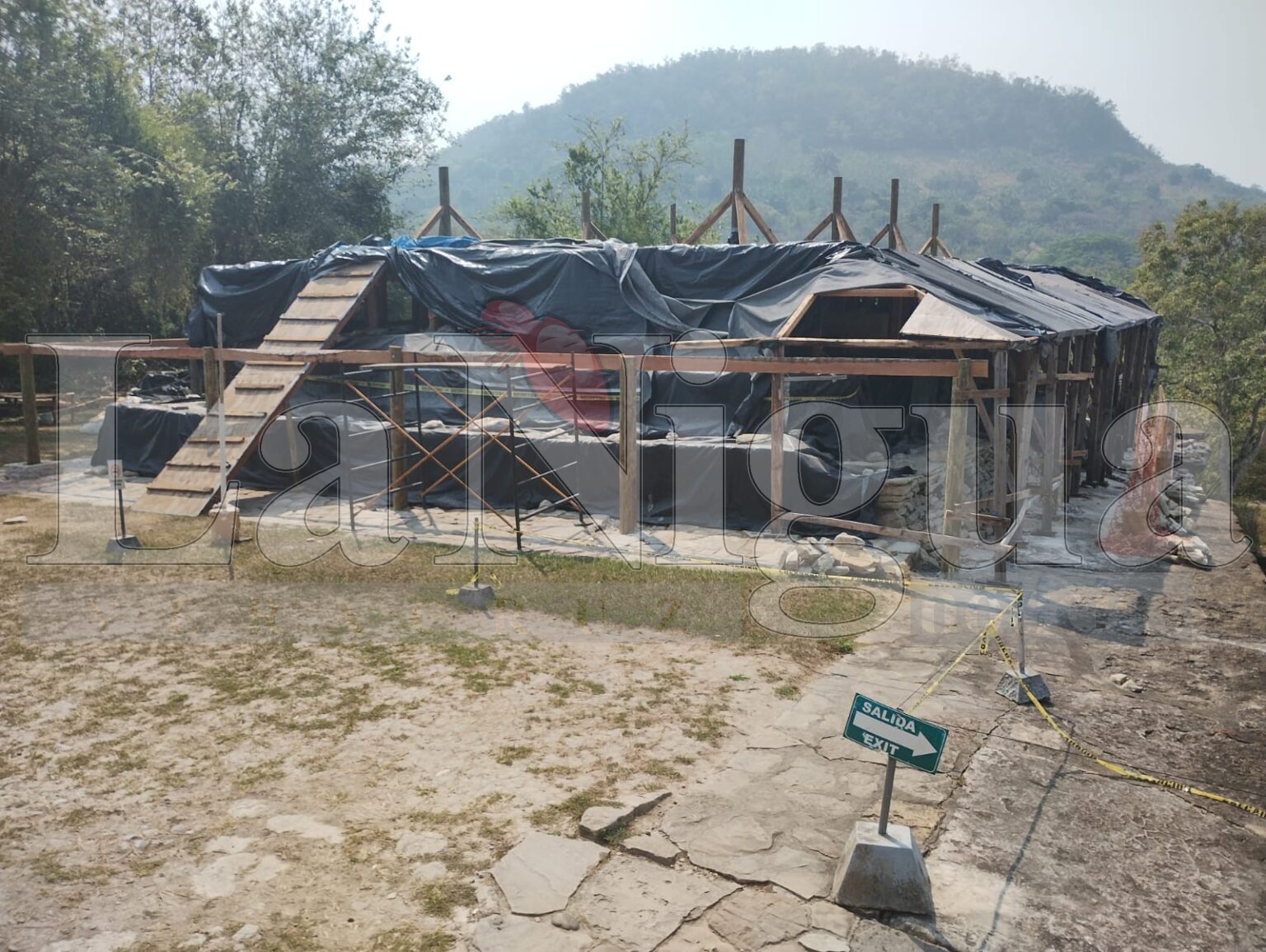 Inician trabajos de restauración en la zona de “El Tajin Chico”