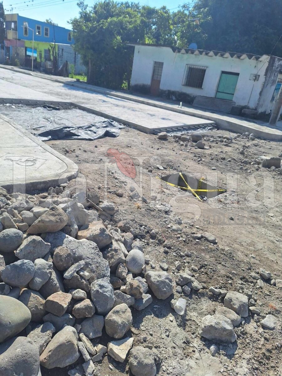 SIOP DEJA OBRA A MEDIAS EN CAMARÓN Y YA SE VA EL GOBIERNO DE CUITLÁHUAC