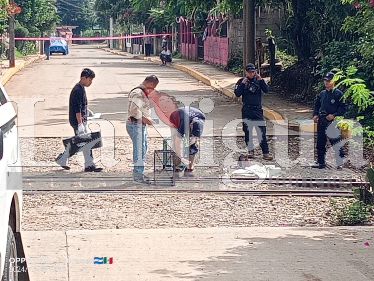 Encuentran Cuerpo en la Vía del tren en Amatlán de Los Reyes