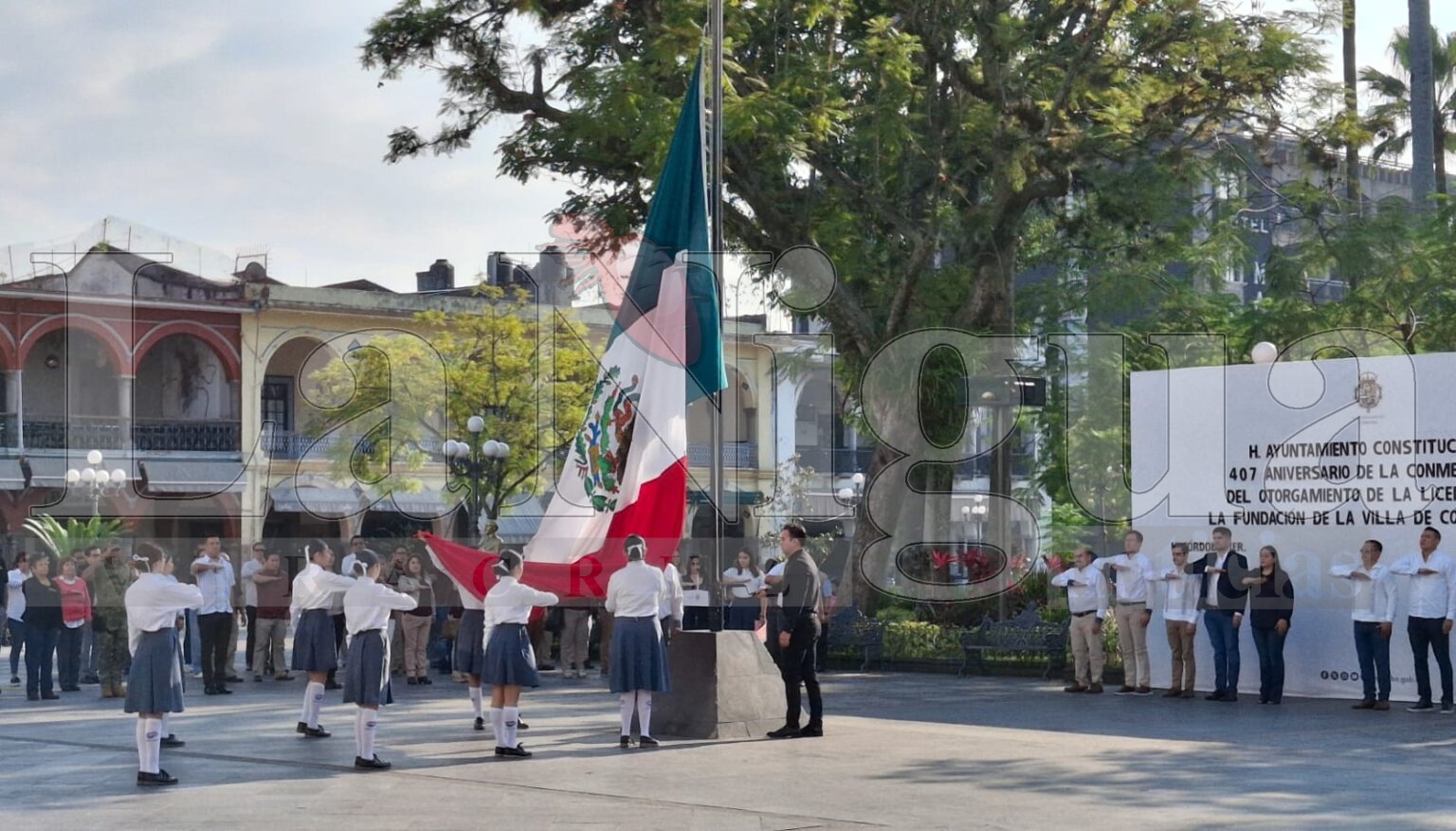 Con acto cívico conmemoran “407 Aniversario del Otorgamiento de Licencia para la Fundación de la Villa de Córdoba”