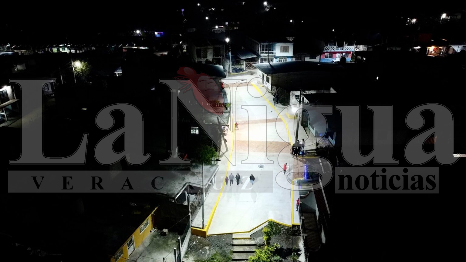 Inauguran obra de pavimentación en la colonia Antonio Luna, Chocamán