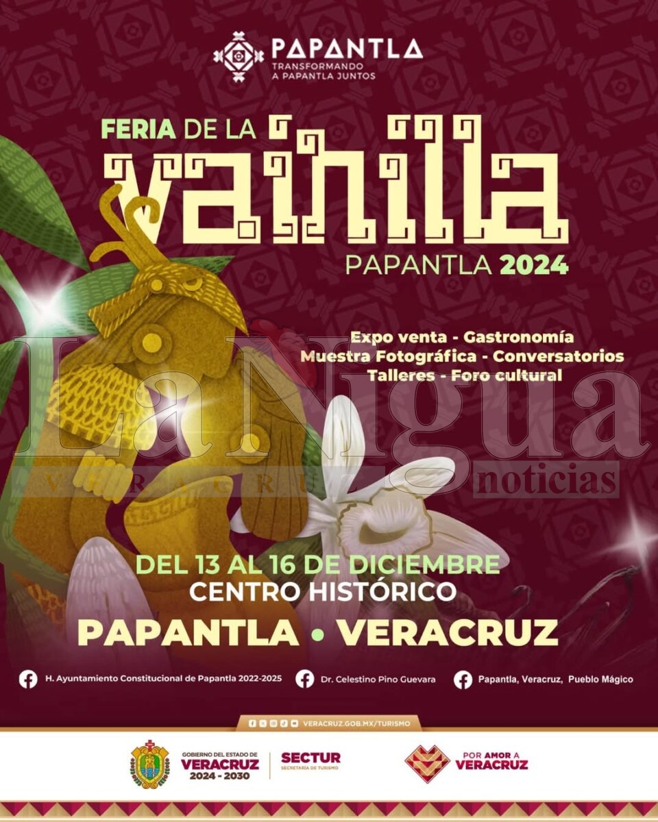 Sectur, Ayuntamiento y productores invitan a la Feria de la Vainilla en Papantla