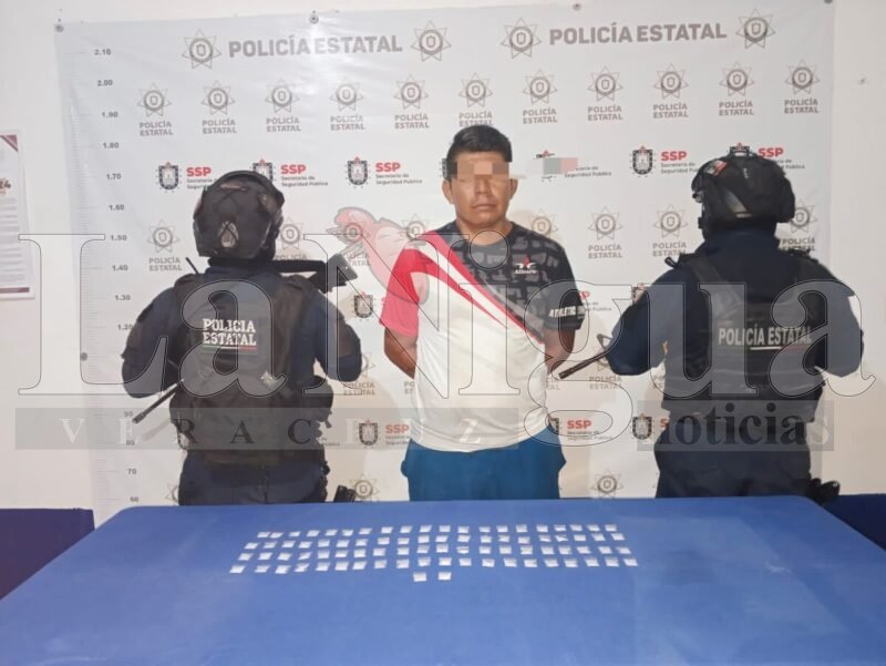 Asegura SSP a narco menudista en Papantla
