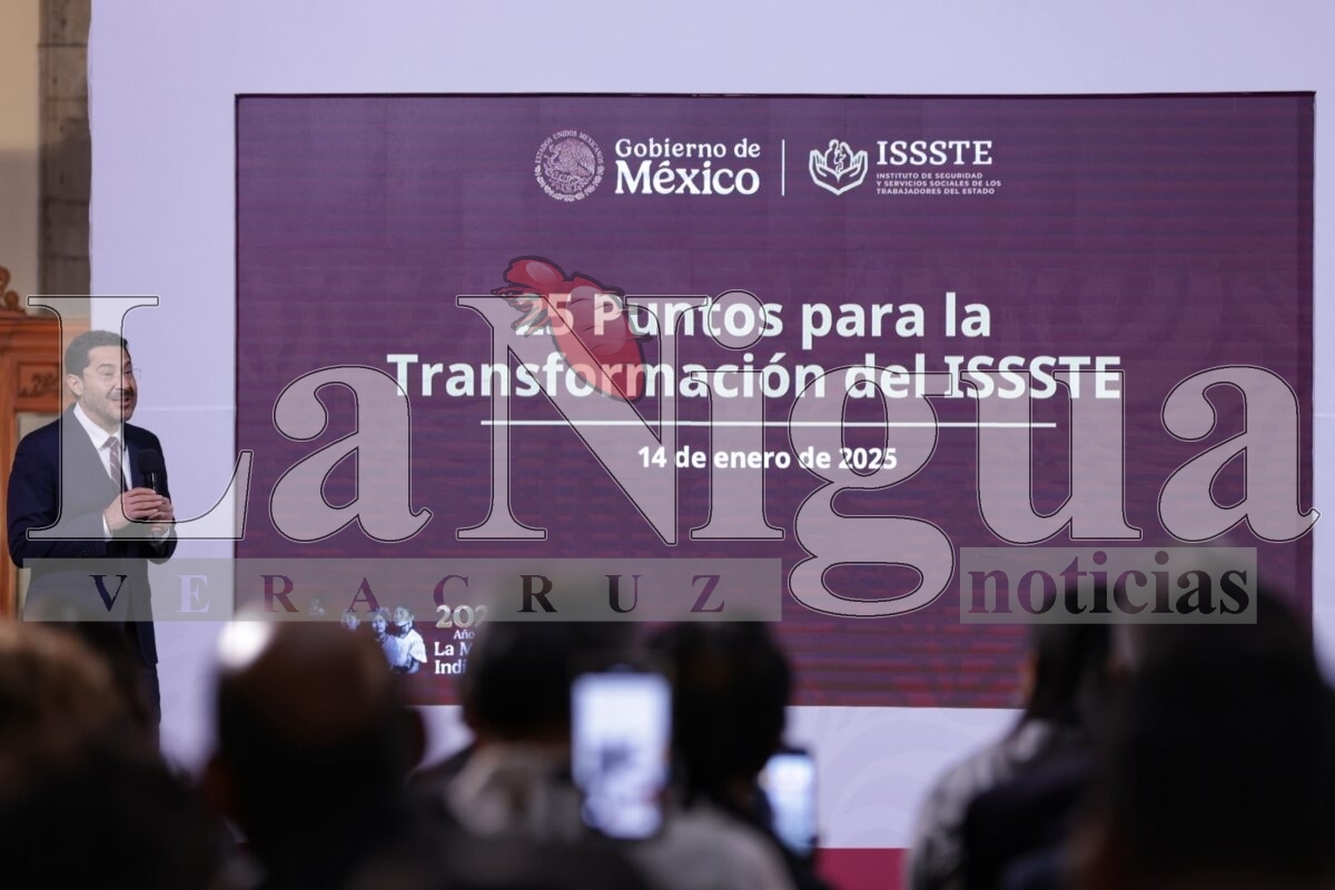 Presenta Martí Batres Plan de 25 puntos para la transformación del ISSSTE