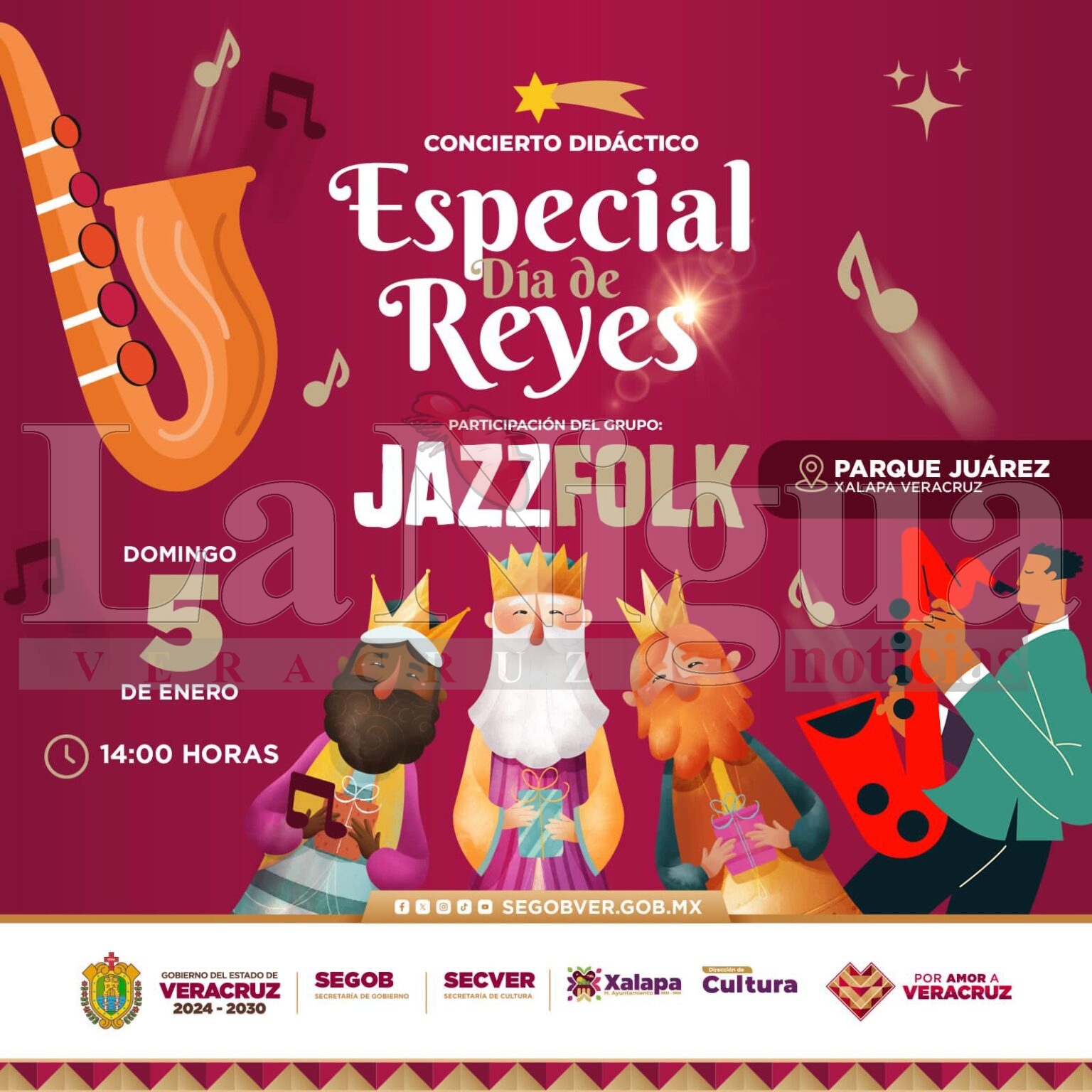 Invita SEGOB a iniciar el año disfrutando de música, conciertos y cultura