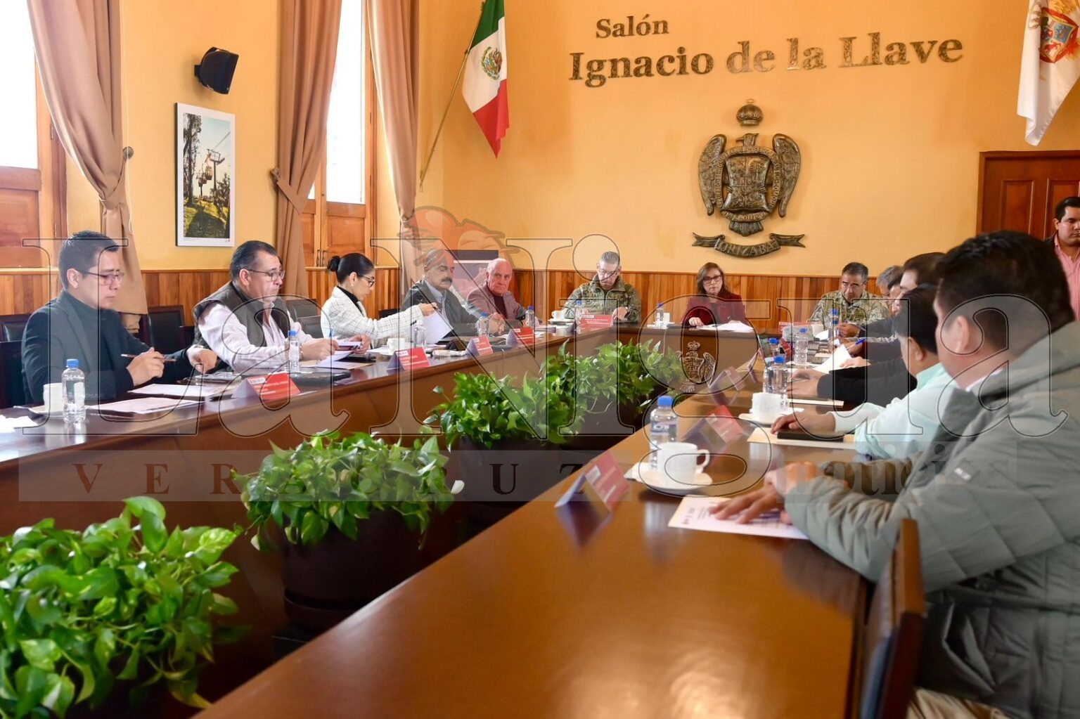 Rocío Nahle preside Mesa de Seguridad en Orizaba