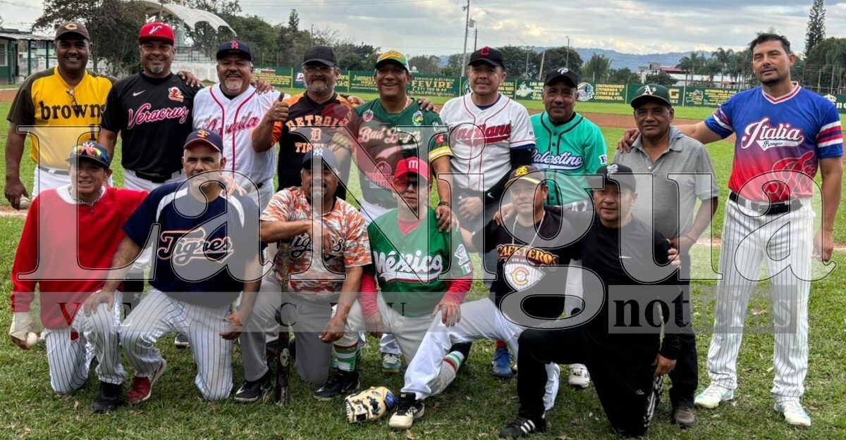 Inició el béisbol super master 50-60; Cafeteros ante Cocodrilos Orizaba