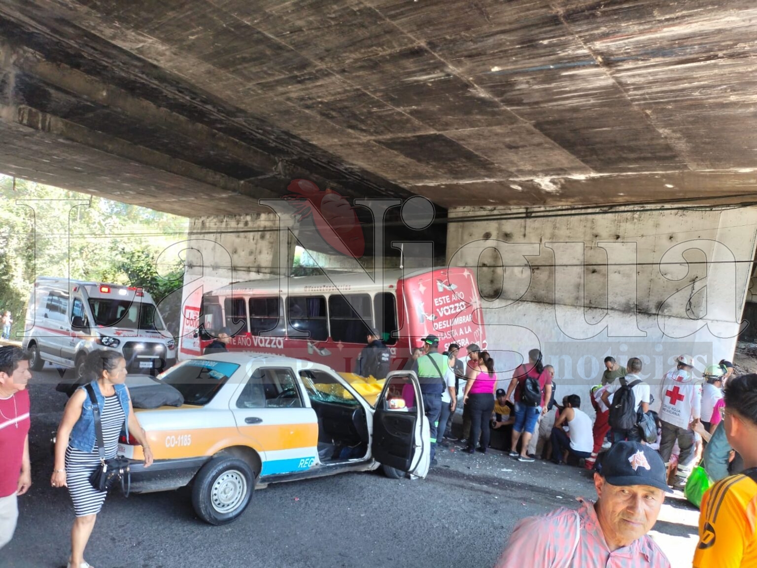 Fallece el taxista que chocó vs bus de pasaje en Córdoba