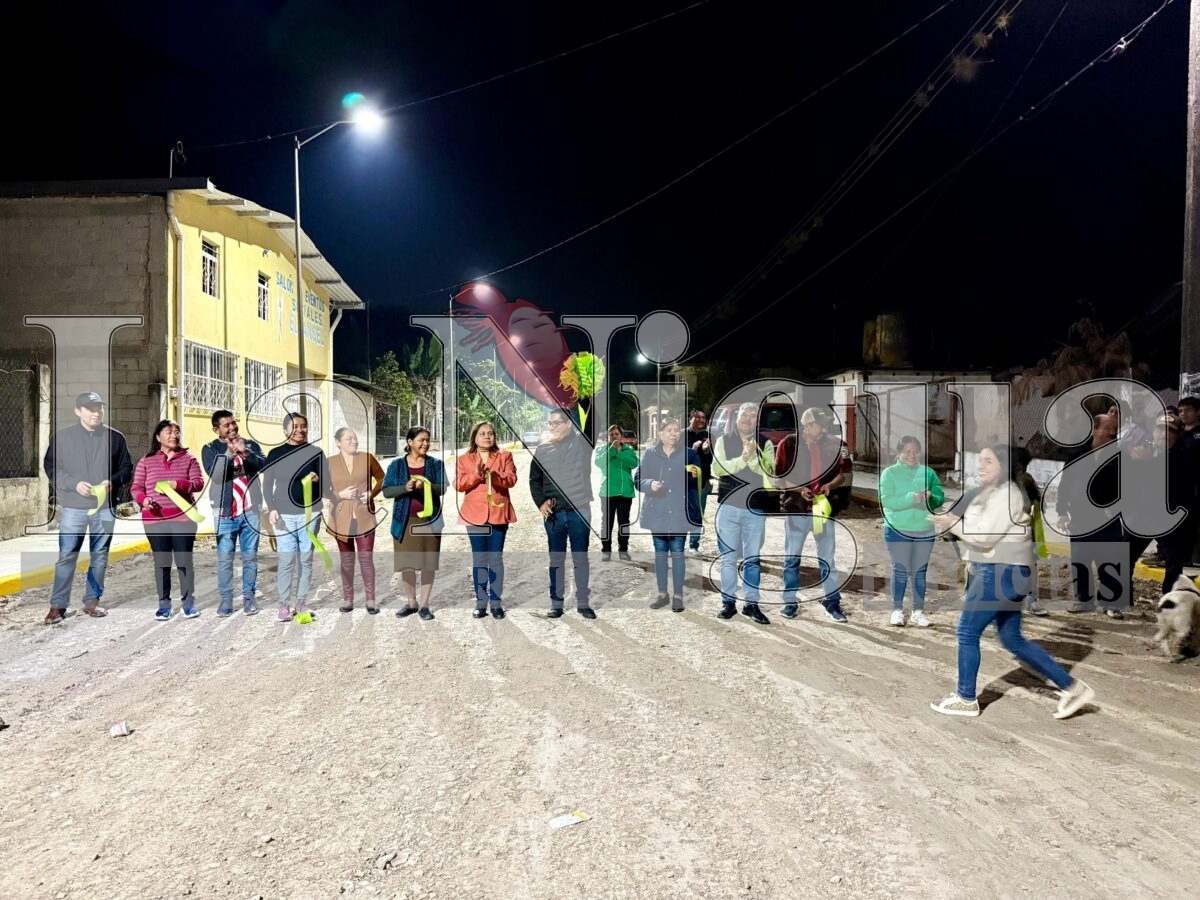 Inauguran obra de infraestructura en San José Neria, Chocamán