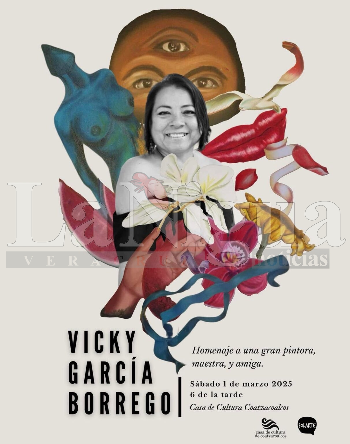 Realizarán homenaje a Vicky García Borrego en Casa de Cultura