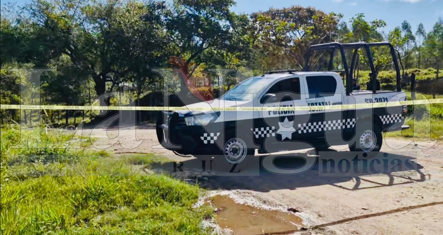Hallan cuerpo con signos de violencia en la carretera Agua Dulce-El Burro.