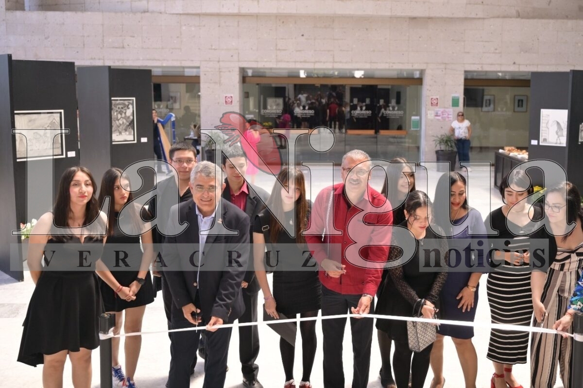 Inauguran en el Congreso del Estado exposición de dibujo