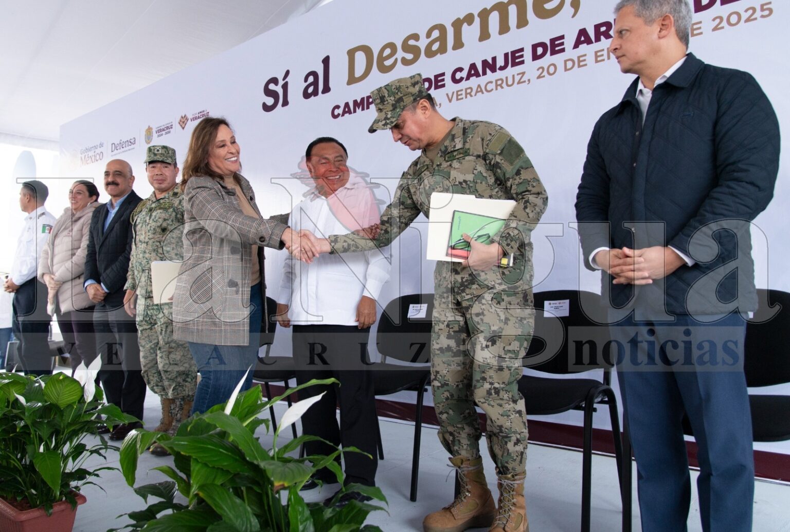 En Córdoba, la gobernadora Rocío Nahle arranca Campaña de Canje de Armas de Fuego 2025