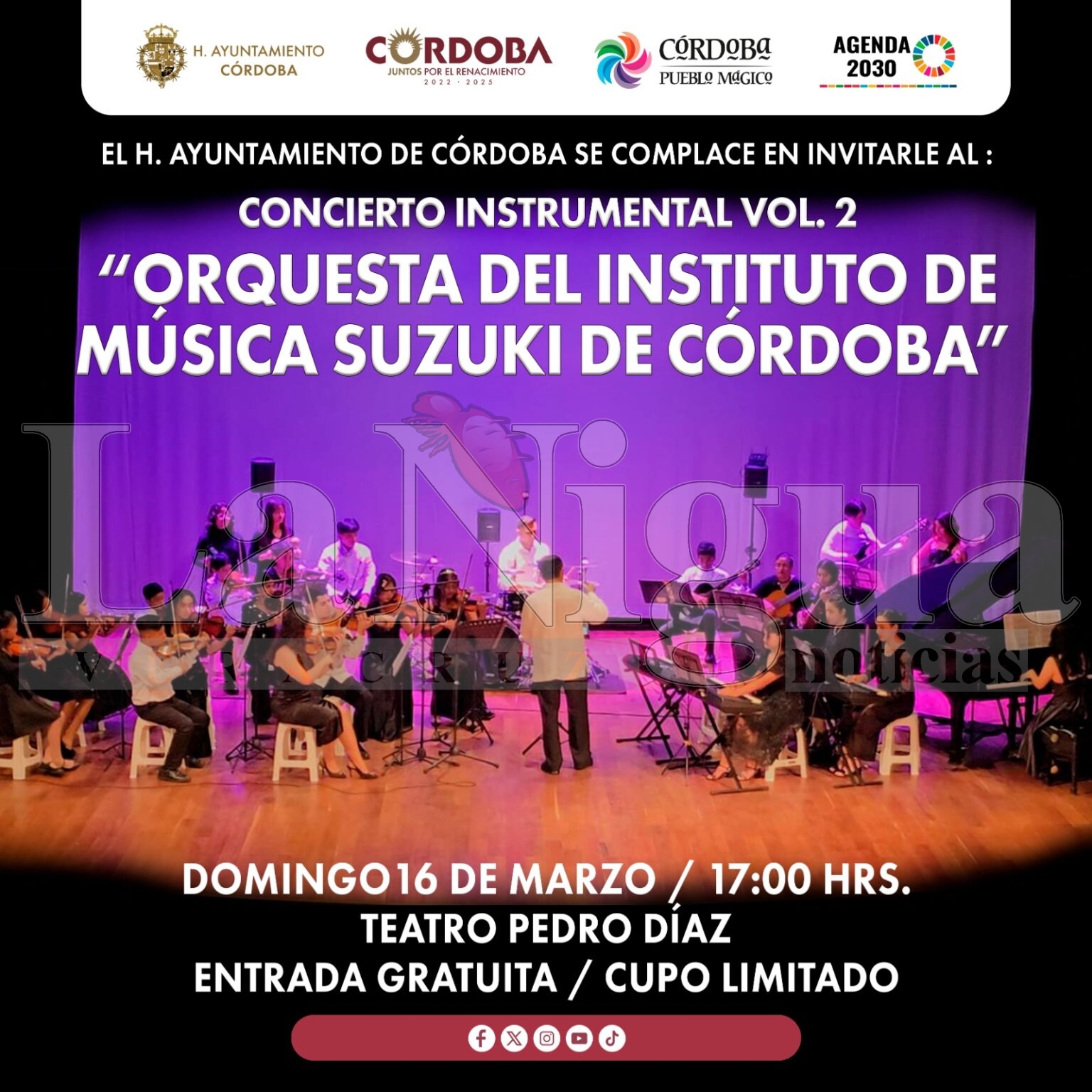 La Orquesta Suzuki volverá a maravillar a cordobeses en el Pedro Díaz