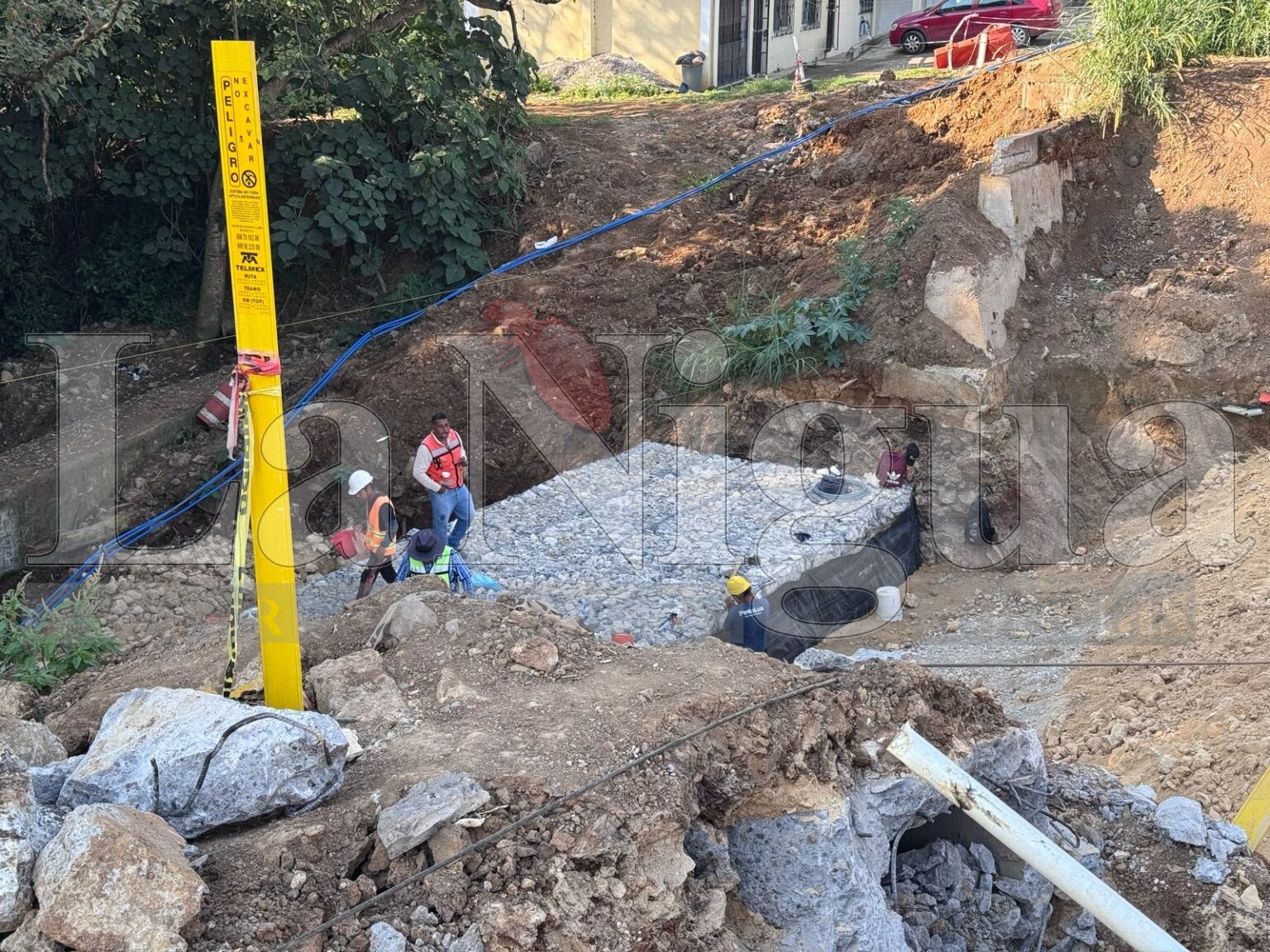 Avanzan trabajos de relleno en el boulevard Tratados de Córdoba