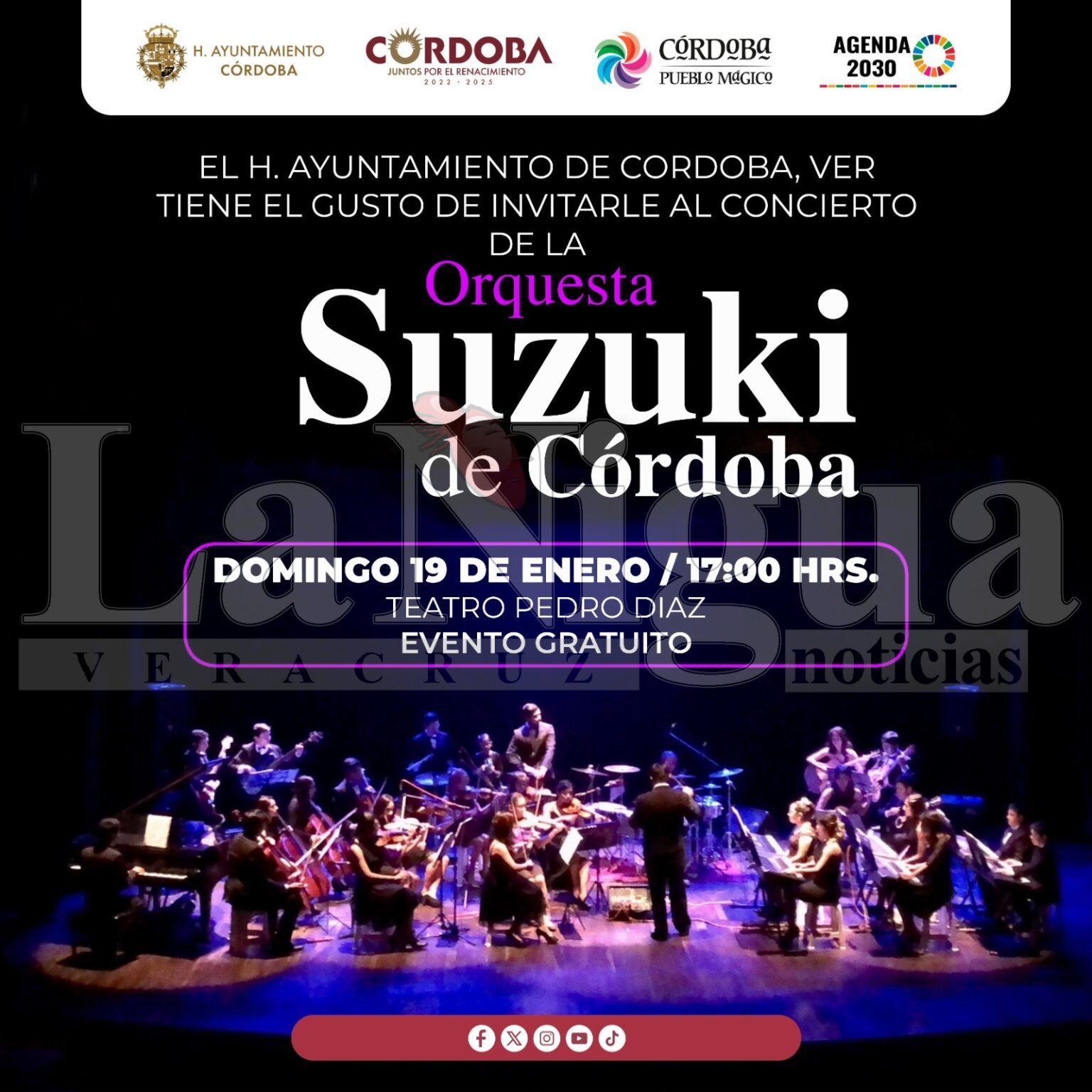 Se presenta en el Teatro Pedro Díaz la Orquesta Suzuki de Córdoba