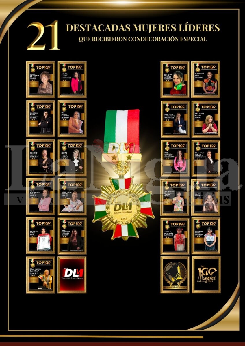 Destacados Líderes México, condecora a 21 mujeres que han dejado un gran legado en nuestro en México 2 img 20250329 wa0083536724653299500633