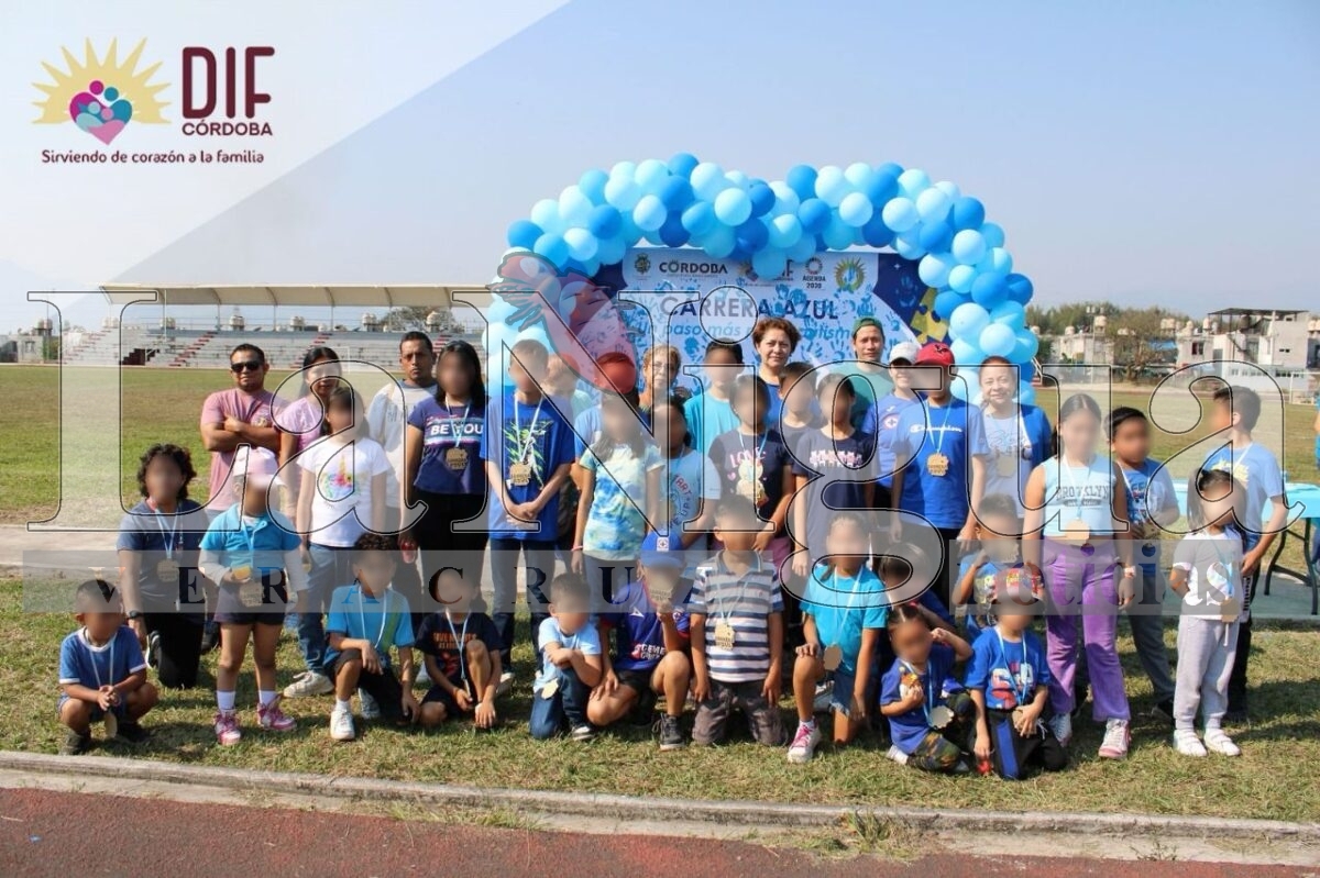 Se realizó esta mañana “Carrera Azul”, con gran participación de familias cordobesas