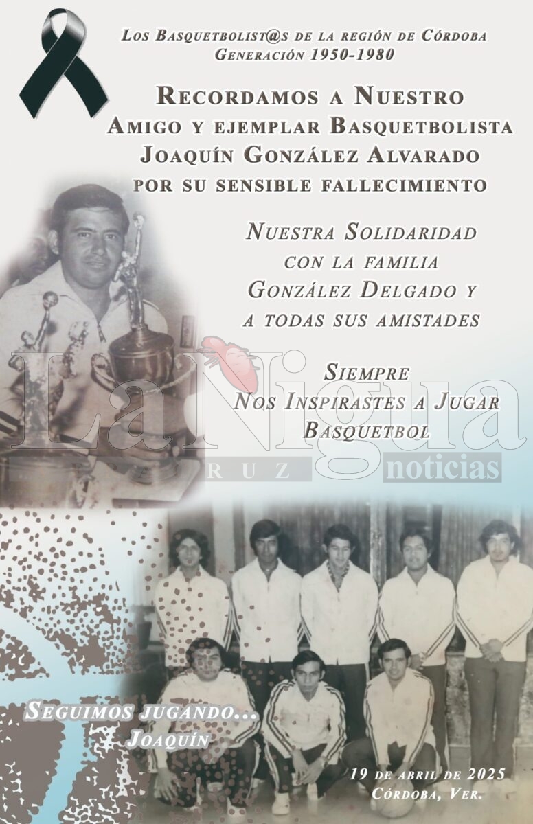 El basquetbol está de luto,murió Joaquín González
