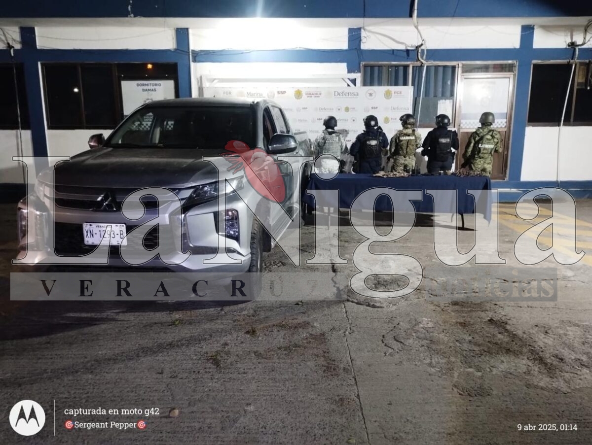 Asestan representantes del orden publico, fuerte golpe a la delincuencia organizada en Tihuatlán