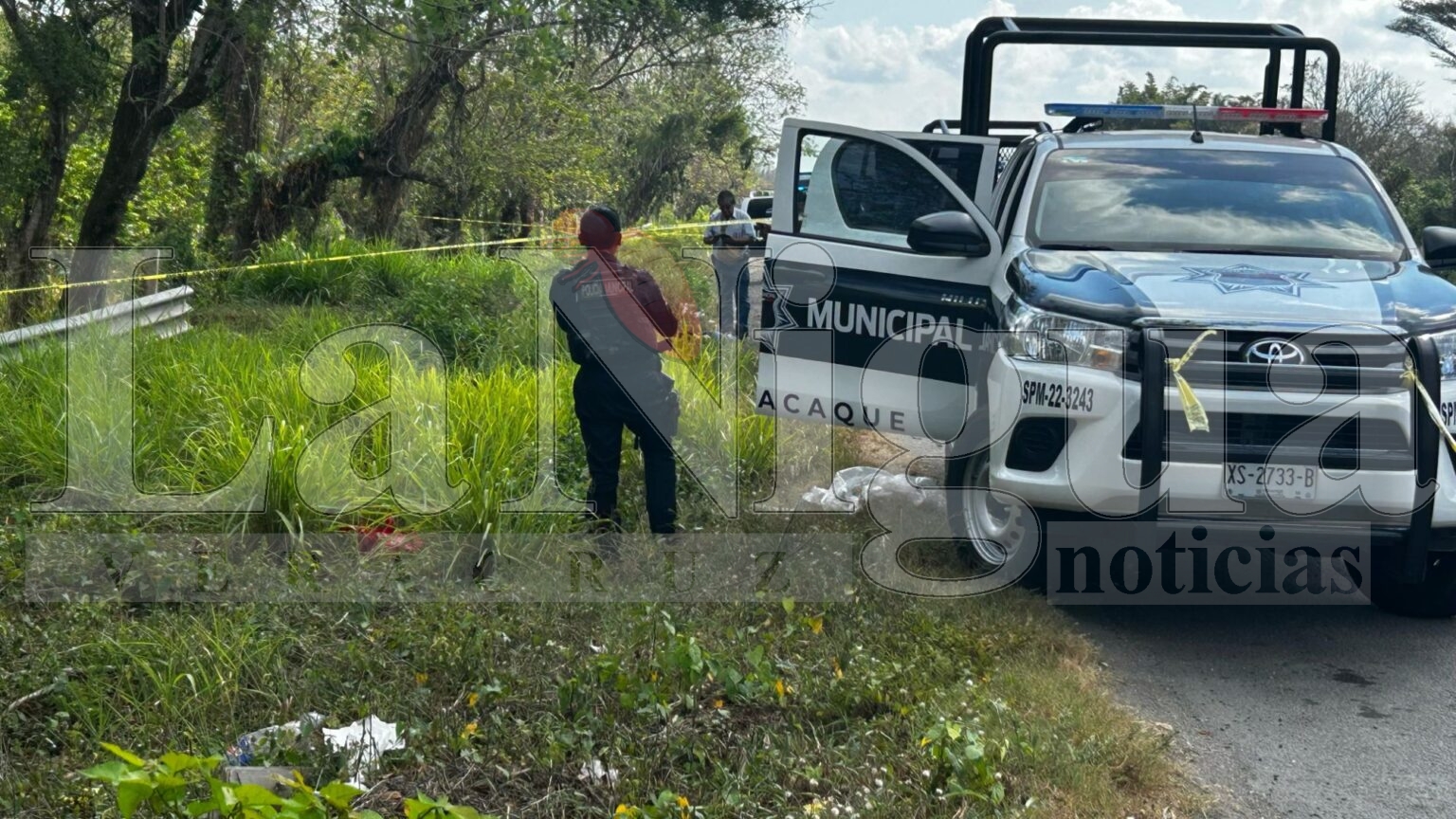 Abandonan a hombre con huellas de violencia a un costado de la autopista en Zaragoza.