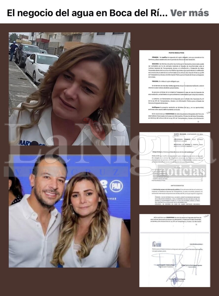 Boca del Río, 500 millones desaparecidos; el alcalde Unanue y Maryjose bajo sospecha