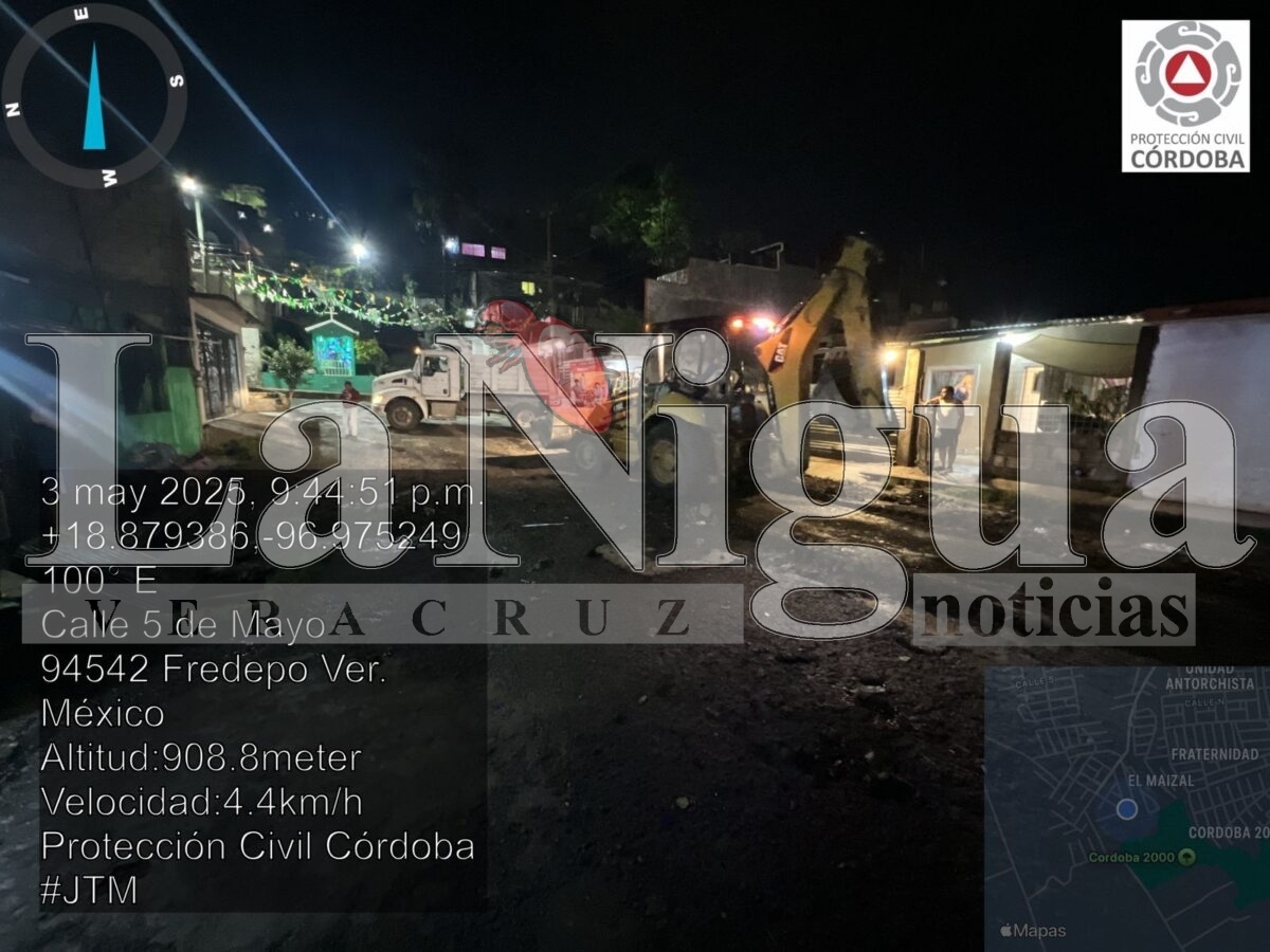 Atiende Protección Civil Córdoba tres afectaciones por el fenómeno hidrometeorológico 2 img 20250503 wa01548535040181673651550